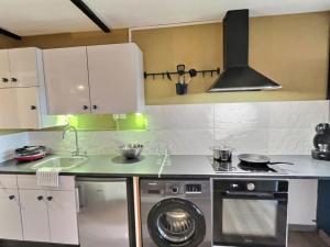 Kuchyňa alebo kuchynka v ubytovaní Appartement cosy - Le Chat Gris