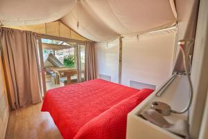 Camping Village Scaglieri客房内的一张或多张床位