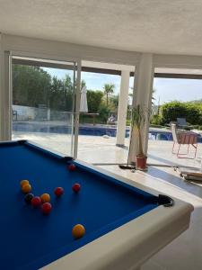 Biliardový stôl v ubytovaní Grande Villa 350 M2, piscine chauffée vue mer et collines, CAVALAIRE sur mer, 10 personnes