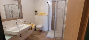 Koupelna v ubytování Ferienhaus Panorama + 23 fotografií