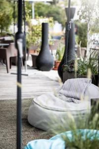 Vonkajšia záhrada v ubytovaní Smart Hotel Saslong