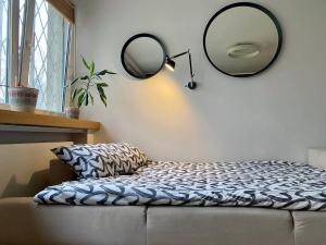 Posteľ alebo postele v izbe v ubytovaní K22 Apartments centrum Warszawy