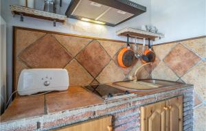 Kuchyň nebo kuchyňský kout v ubytování 1 Bedroom Amazing Apartment In Periana