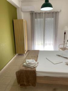 Postel nebo postele na pokoji v ubytování Nefeli Β1 apartment