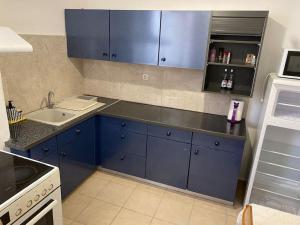 Kuchyň nebo kuchyňský kout v ubytování Nefeli Β1 apartment