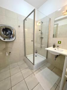 Koupelna v ubytování Self check-in apartments by Amber