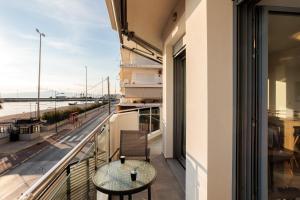 Balkón alebo terasa v ubytovaní Georgia seaview apartments Α2