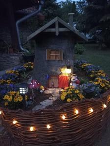 A garden outside Bozsoki Pihenő
