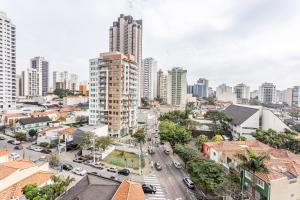 an aerial view of a city with tall buildings at 360 Klabin in Sao Paulo