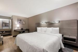 Postel nebo postele na pokoji v ubytování Red Roof Inn PLUS+ Chicago - Naperville