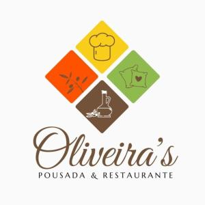 logotipo de restaurante con botella de vino en Pousada Oliveiras, en Tobias Barreto