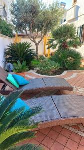 A garden outside Villa Marea