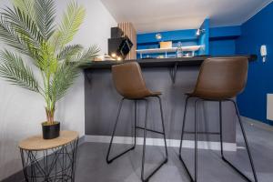 Kuchyňa alebo kuchynka v ubytovaní Solstice T2 Hypercentre SmartTV Wifi