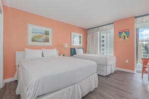 1508 North Hampton Kingston Plantation condo客房内的一张或多张床位