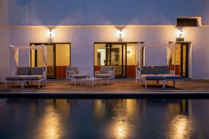 Posezení v ubytování Best Western Hotel Casa Bianca, Piscine Intérieure et Extérieure