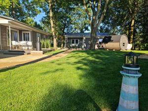 Zahrada ubytování Ferienhaus Frieda Kiebitzsee