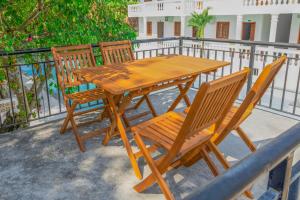 Balkón nebo terasa v ubytování Caroline Resort