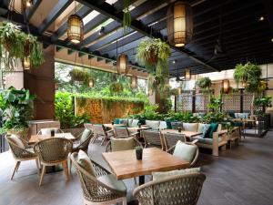 Posezení v ubytování Four Seasons Hotel Singapore