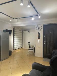 Η κουζίνα ή μικρή κουζίνα στο Hotel Chaika