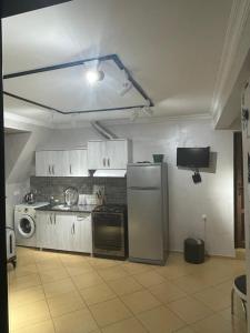 Η κουζίνα ή μικρή κουζίνα στο Hotel Chaika