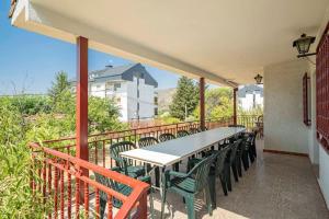 A balcony or terrace at Casa Hortensia. Barbacoa en Robledo de Chavela