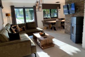 Χώρος καθιστικού στο Ferienhaus Sauerland