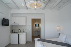 Kuchyň nebo kuchyňský kout v ubytování Arpistis apartments koufonisia + 37 fotografií
