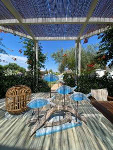 Balkón nebo terasa v ubytování Villa Hylas Luxury Bed & Breakfast Kilada