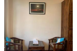 A seating area at Hotel Tapas