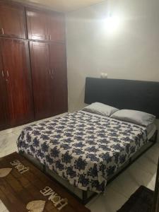 Postel nebo postele na pokoji v ubytování Impeccable Apartment in Abidjan Cote D'avoire