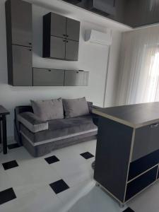 Posezení v ubytování Apartament 2 dormitoare și living bloc nou + 1 fotografie