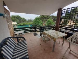 A balcony or terrace at Casa Flavio