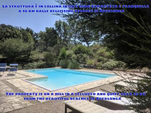 a picture of a swimming pool in a yard at Casa Cerqua Landi in Itri