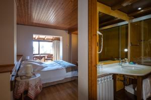 Letto o letti in una camera di Hotel Calitxo