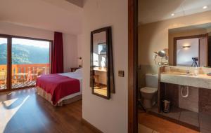 Letto o letti in una camera di Hotel Calitxo