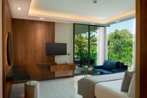 TV a/nebo společenská místnost v ubytování Vogue Hotel Supreme Bodrum