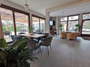 Posezení v ubytování Paula Wellness & SPA