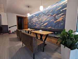 Posezení v ubytování Paula Wellness & SPA