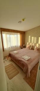 Ένα ή περισσότερα κρεβάτια σε δωμάτιο στο Apartman N101, Milmari, Kopaonik +17 φωτογραφίες