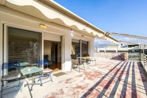Balkón alebo terasa v ubytovaní Agia Paraskevi luxury loft