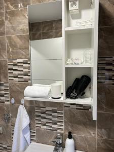 Kúpeľňa v ubytovaní Apartmani "Stari Grad - Samobor"