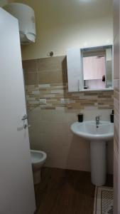 Koupelna v ubytování La Fara B&B
