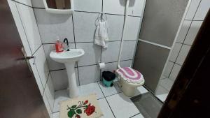 Bathroom sa Casa Canto do Farol