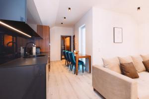 Η κουζίνα ή μικρή κουζίνα στο Loft Suite im modernen Style in Schärding