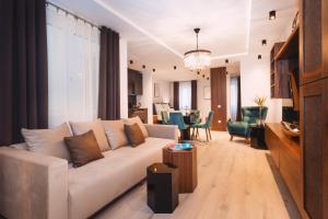 Posezení v ubytování Loft Suite im modernen Style in Schärding