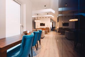 Χώρος καθιστικού στο Loft Suite im modernen Style in Schärding