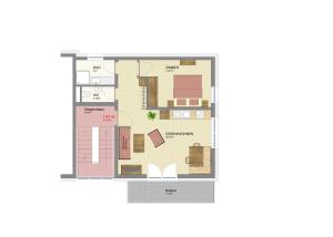 Půdorys ubytování Monika-Mellau Appartements
