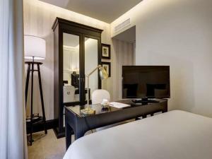TV a/nebo společenská místnost v ubytování Hotel Vista Mare & Spa - Aperto tutto l'anno