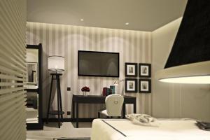 TV a/nebo společenská místnost v ubytování Hotel Vista Mare & Spa - Aperto tutto l'anno