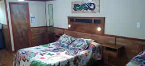 Cama o camas de una habitación en Apart Hotel Caldera - Room